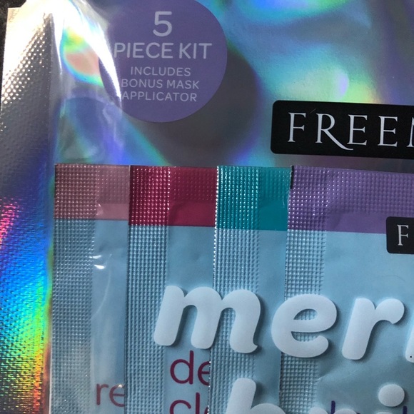 5piece Freeman beauty glow sheet masks kit with applicator & passport holder new - Picture 12 of 15